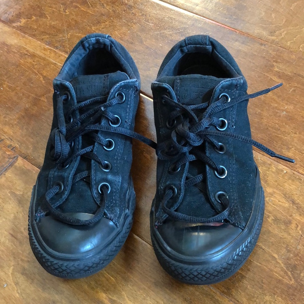 CONVERSE All Star Boys 2 Black Sneakers Shoes